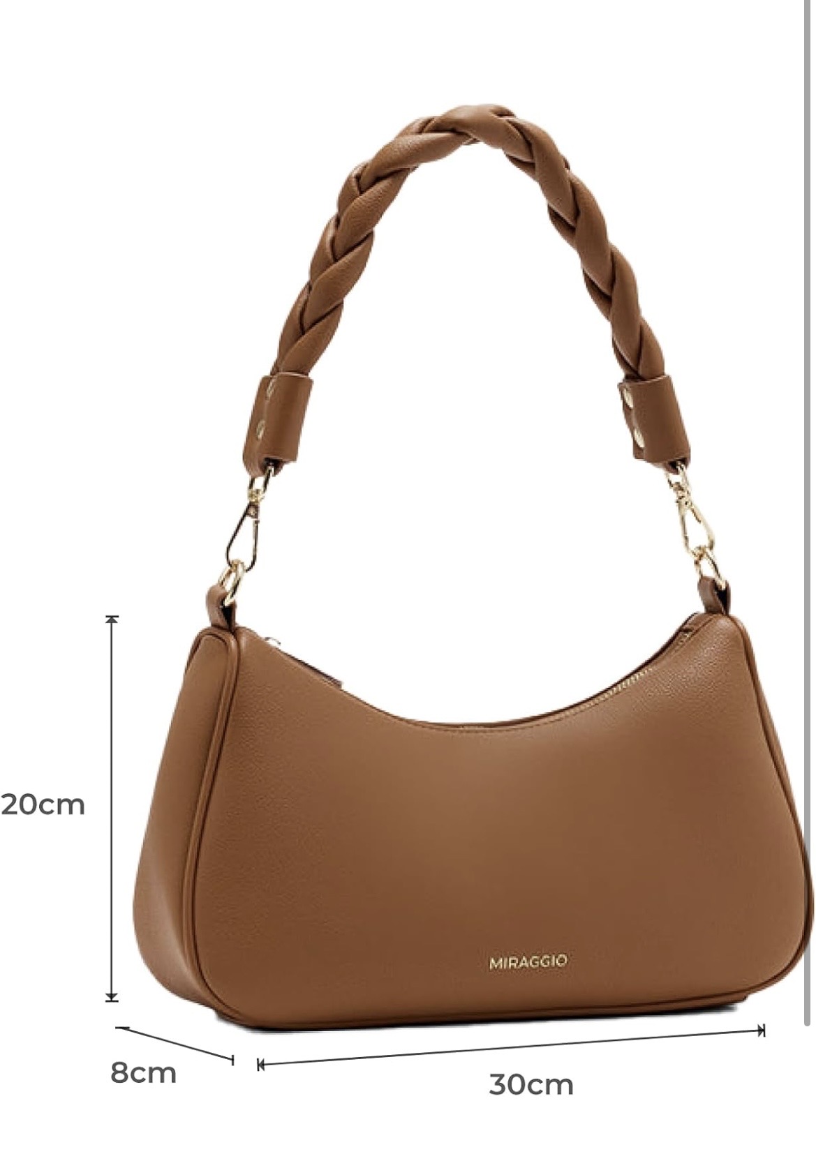 miraggio gisele shoulder bag